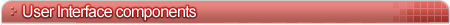 User Interface Components